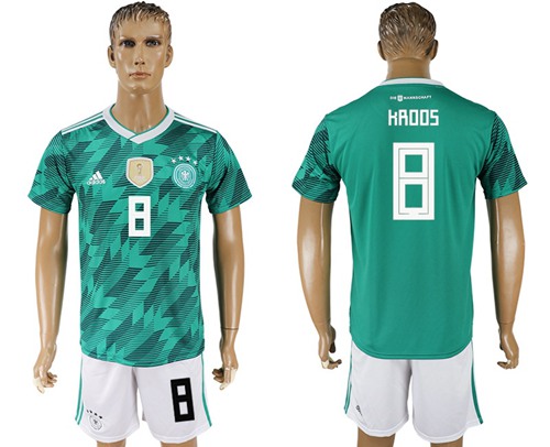 Germany #8 Kroos Away Soccer Country Jersey - Click Image to Close